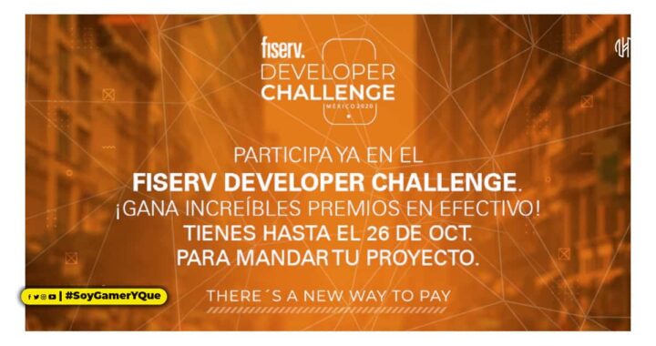 Aún puedes participar para ganar hasta 150 mil pesos en el Fiserv Developer Challenge México 2020