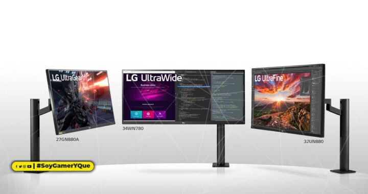 LOS MONITORES LG CON DISEÑO DE CONCEPTO ERGONÓMICO OFRECEN LO ÚLTIMO EN COMODIDAD PARA EL USUARIO Y FLEXIBI-LIDAD DE ESCRITORIO