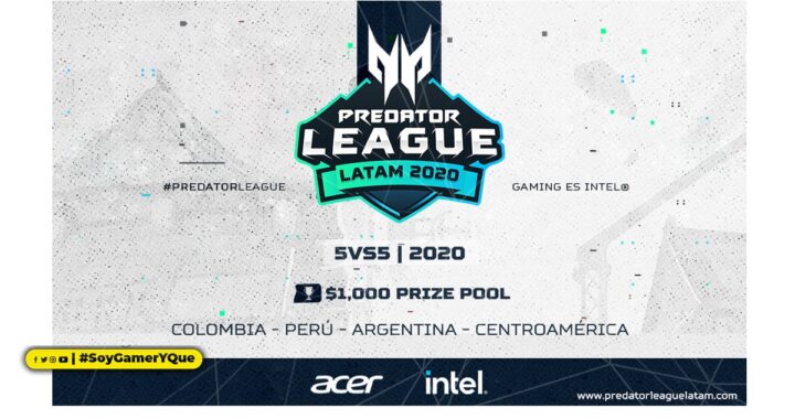 Acer convoca a los gamers de la región para su Predator League Latam 2020