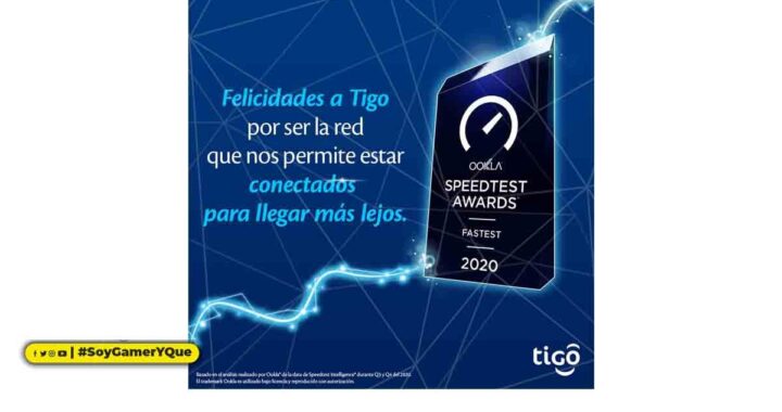 Tigo recibió el primer lugar en El Salvador en los premios Speedtest Awards™ 2020 de Ookla®, reconociéndolo como el proveedor con las redes de Internet móvil y fija más rápidas del país.