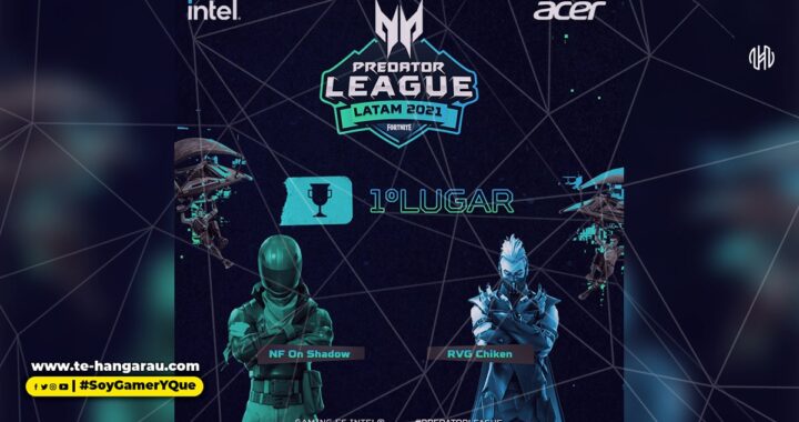El Dúo NF On Shadow y RVG Chiken se imponen en el Predator League Fortnite Centro América.
