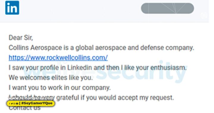 Eset: Cuidado con las falsas ofertas de empleo en LinKedln