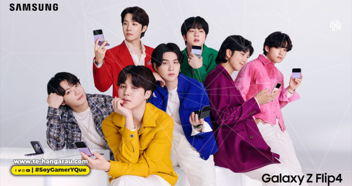 Samsung hace un takeover junto a BTS durante el Galaxy Unpacked 2022