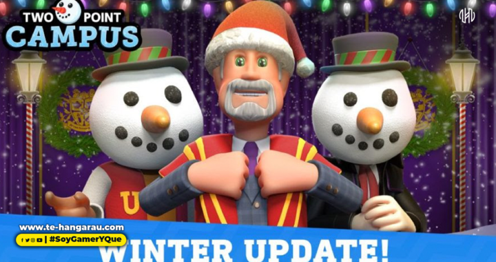 ¡Ya llegó la actualización gratuita de invierno de Two Point Campus!