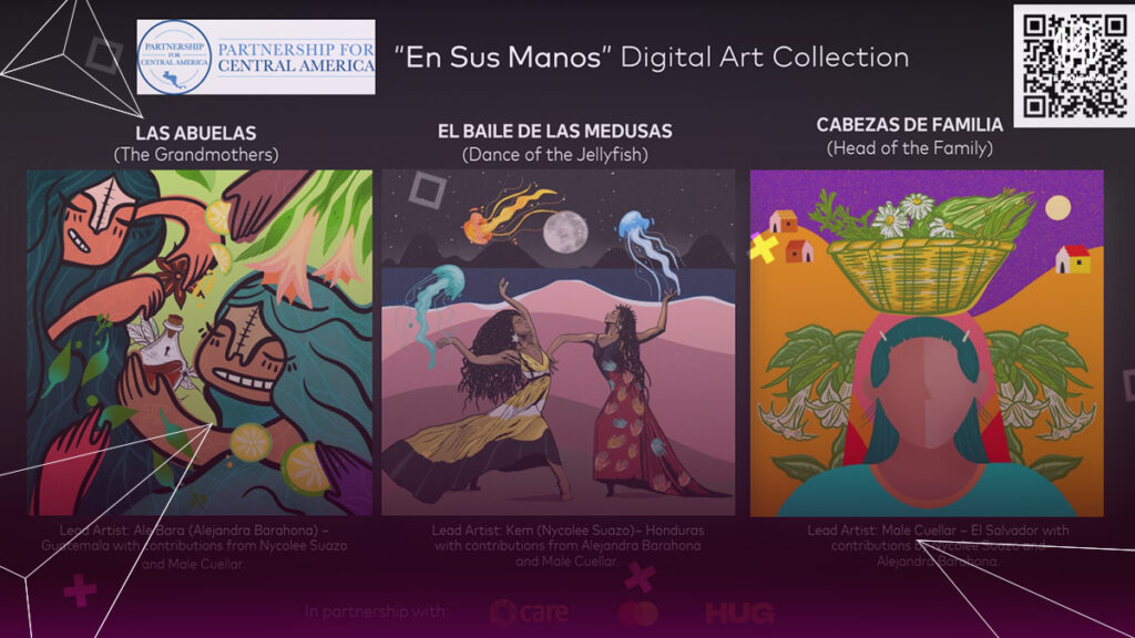La colección de arte digital “En sus manos”.