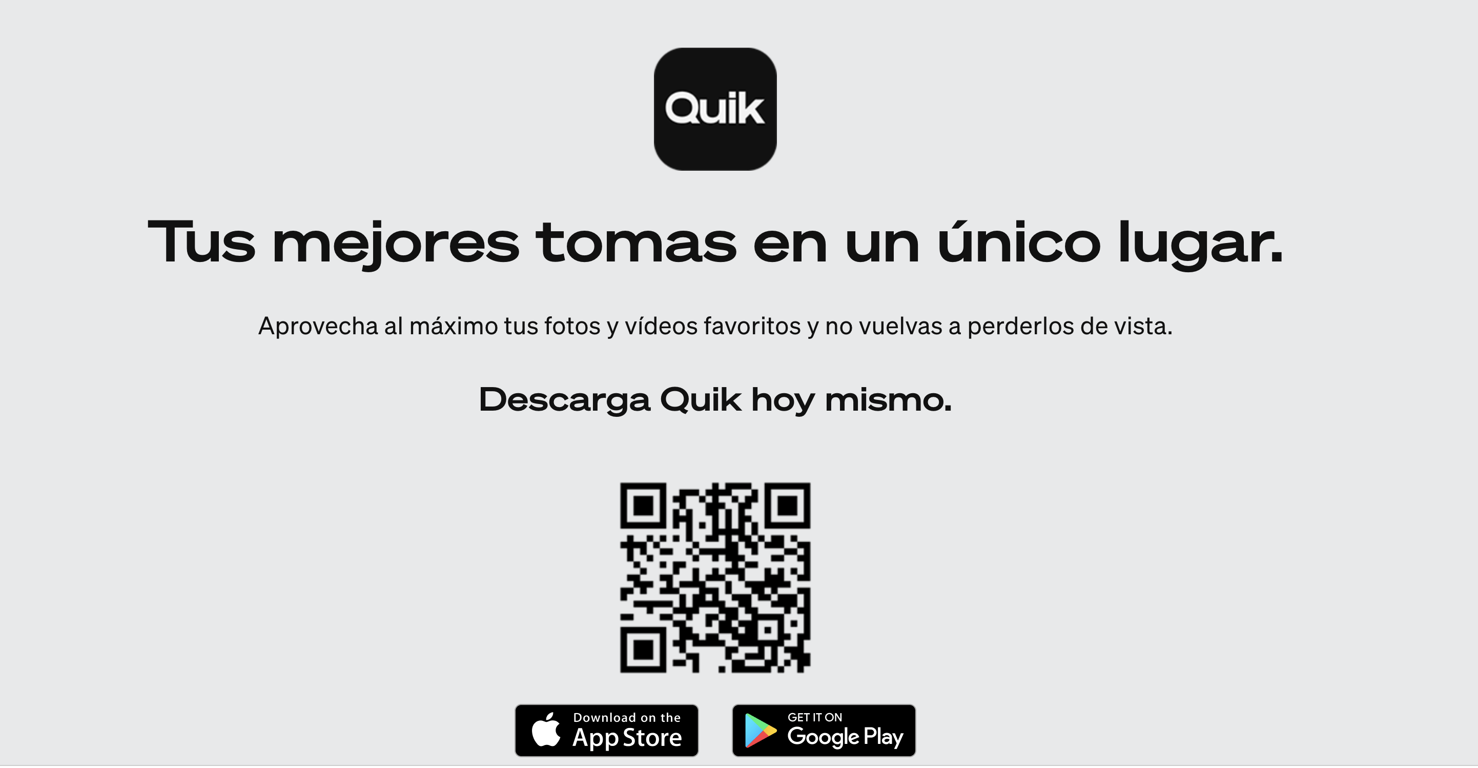 Tus mejores tomas en un único lugar.