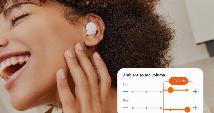 Galaxy Buds2 Pro ofrece un sonido ambiental mejorado  para las personas con problemas auditivos