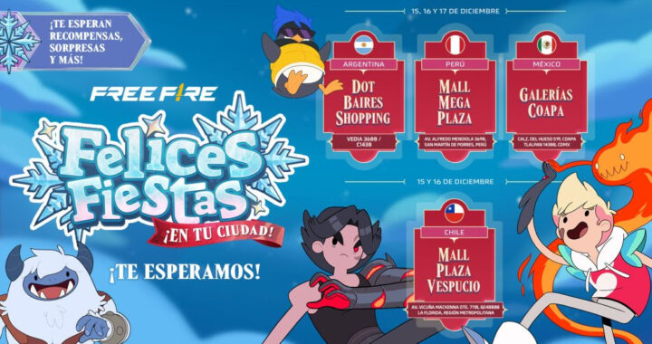 Encuentra las noticias más recientes de Free Fire en Facebook y YouTube.