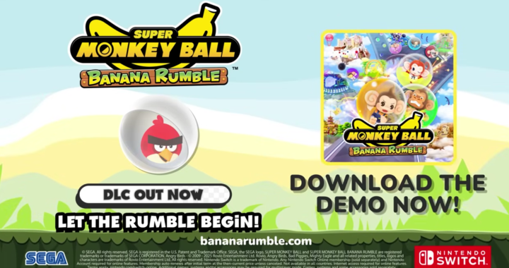 Angry Birds se lanza a Super Monkey Ball Banana Rumble