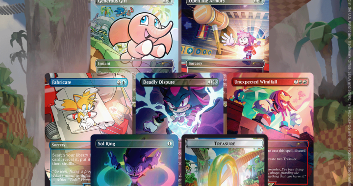 Hasbro anuncia la colaboración de Magic: The Gathering Secret Lair x Sonic the Hedgehog
