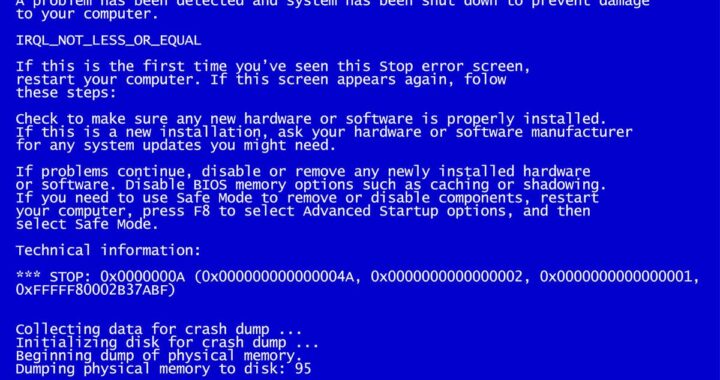 Adiós pantalla azul de la muerte, hola pantalla negra de la muerte