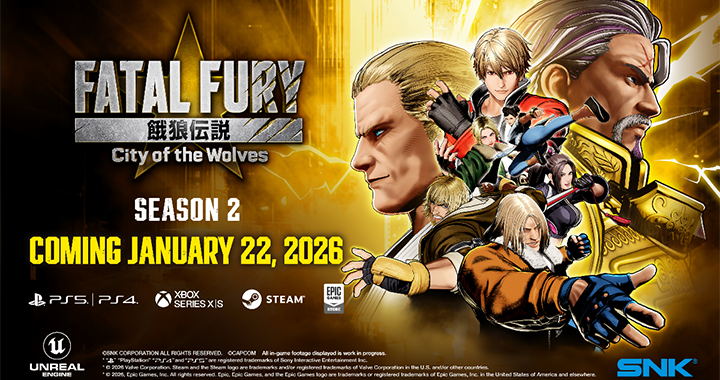 ¡La Temporada 2 de FATAL FURY: City of the Wolves comienza el 22 de enero!