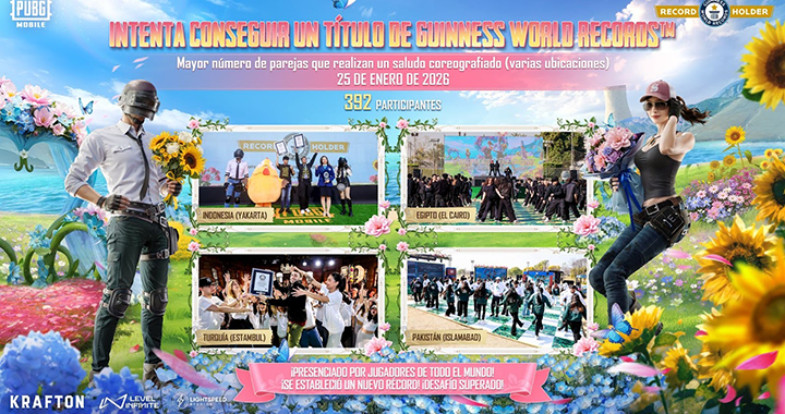 PUBG MOBILE lanza el evento FAN FEST con un GUINNESS WORLD RECORD™