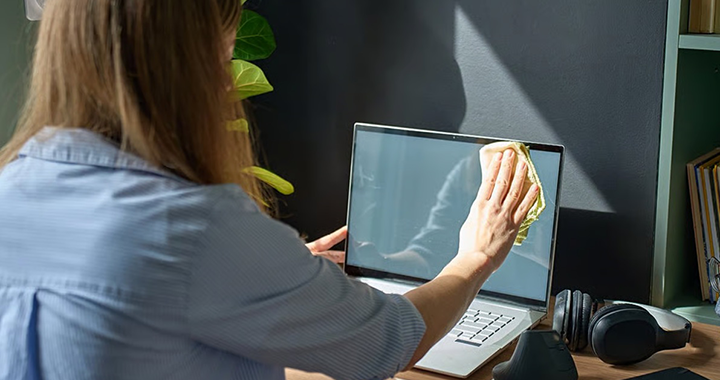 Cómo limpiar correctamente la pantalla de tu computadora sin dañarla