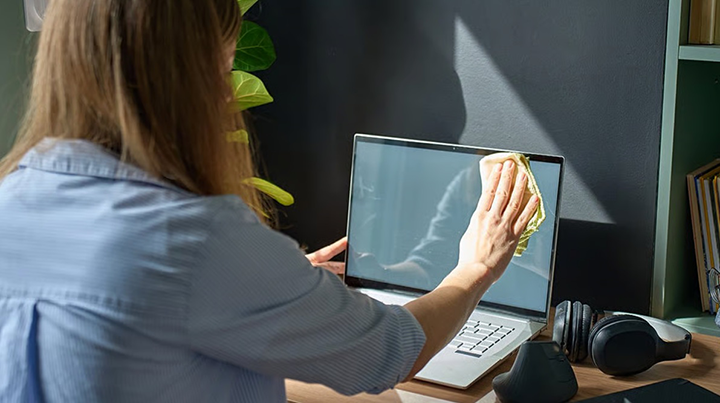 Limpiar correctamente una pantalla no requiere herramientas costosas
